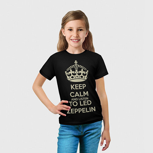 Детская футболка Keep Calm & Led Zeppelin / 3D-принт – фото 5