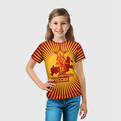 Детская футболка Советская Россия / 3D-принт – фото 5