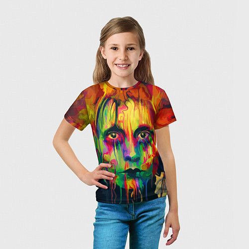 Детская футболка Face art / 3D-принт – фото 5