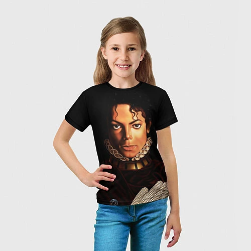 Детская футболка Король Майкл Джексон / 3D-принт – фото 5