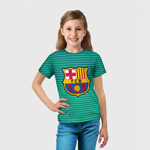 Детская футболка Барселона / 3D-принт – фото 5