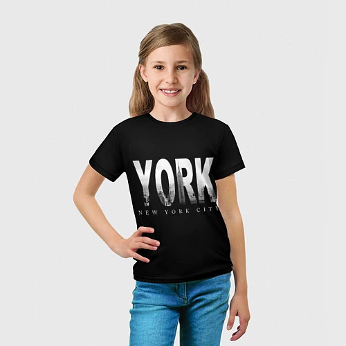 Детская футболка New York City / 3D-принт – фото 5