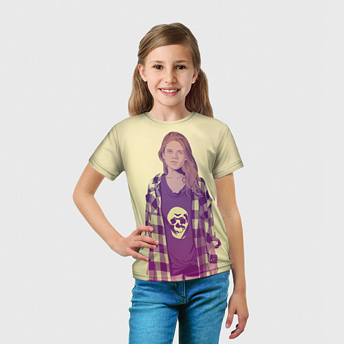 Детская футболка Hipster / 3D-принт – фото 5