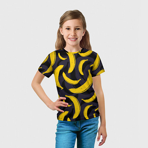 Детская футболка Бананы / 3D-принт – фото 5