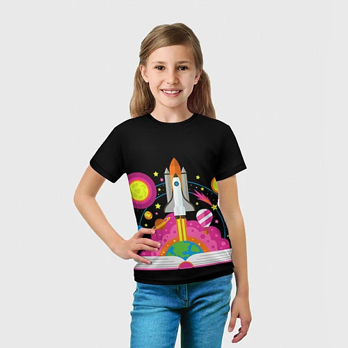Детская футболка Космос / 3D-принт – фото 5
