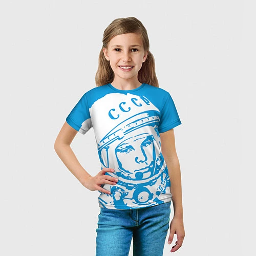 Детская футболка Гагарин: CCCP / 3D-принт – фото 5