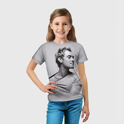Детская футболка Джуд Лоу / 3D-принт – фото 5