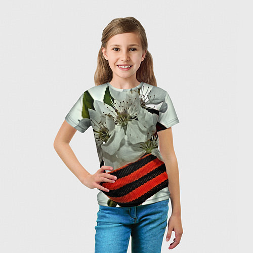 Детская футболка Георгиевская лента / 3D-принт – фото 5