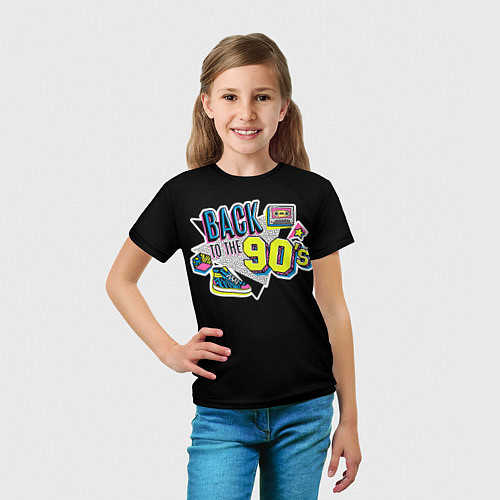 Детская футболка Назад в 90-е! / 3D-принт – фото 5