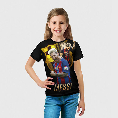 Детская футболка Messi Star / 3D-принт – фото 5