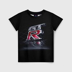 Футболка детская Nissan Gtr - sports car, цвет: 3D-принт