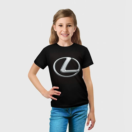 Детская футболка Lexus / 3D-принт – фото 5