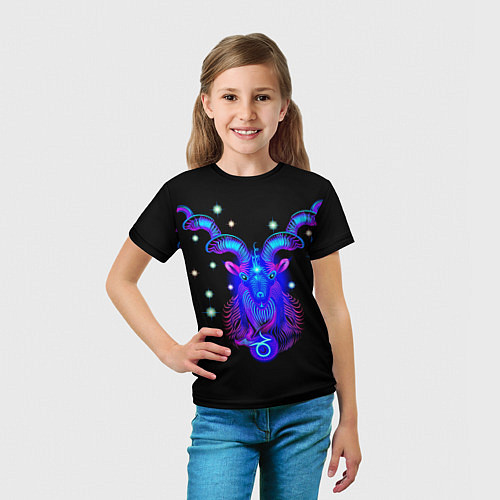 Детская футболка Космический Козерог / 3D-принт – фото 5