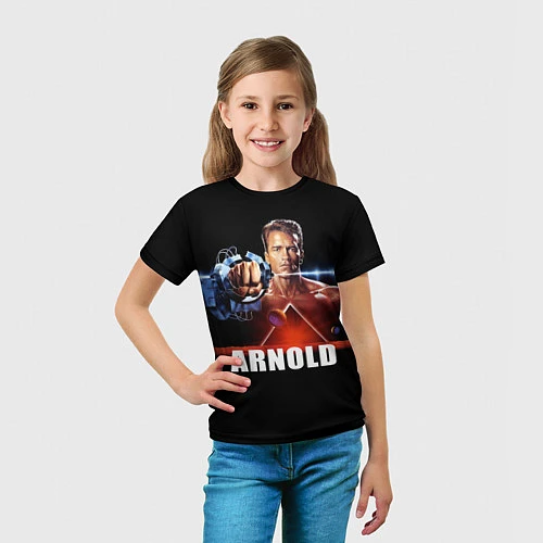 Детская футболка Iron Arnold / 3D-принт – фото 5