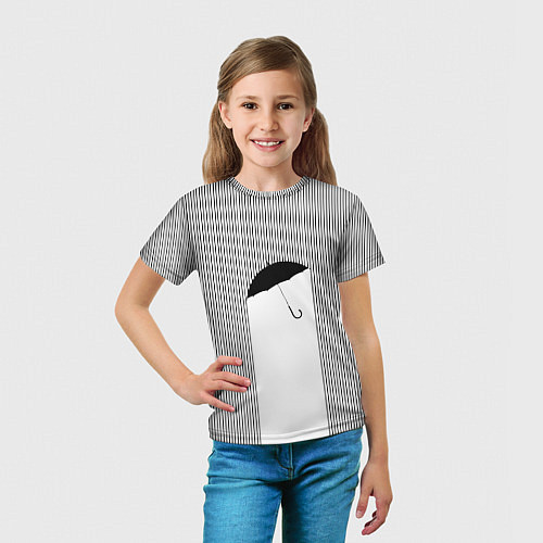 Детская футболка Дождь / 3D-принт – фото 5