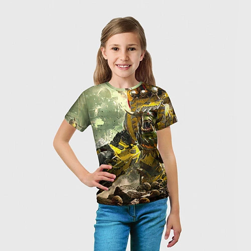 Детская футболка WH40k warboss / 3D-принт – фото 5