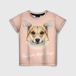 Футболка детская Pembroke welsh Corgi, цвет: 3D-принт