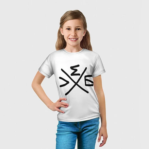 Детская футболка Хлеб: символ / 3D-принт – фото 5