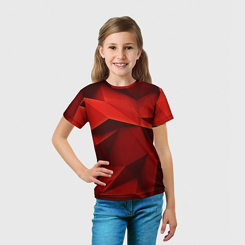 Детская футболка Грани геометрии / 3D-принт – фото 5