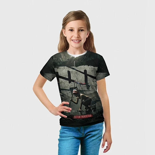 Детская футболка ГРОТ: дети-маугли / 3D-принт – фото 5