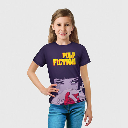 Детская футболка Pulp Fiction: Dope Heart / 3D-принт – фото 5