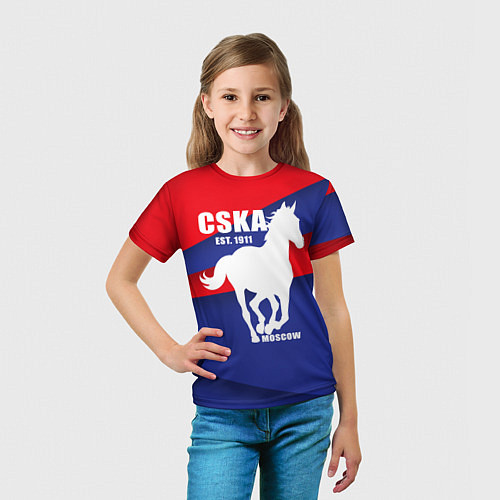 Детская футболка CSKA est. 1911 / 3D-принт – фото 5