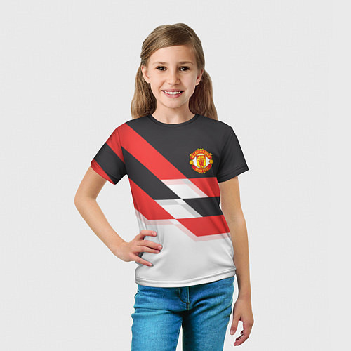 Детская футболка Manchester United: Stipe / 3D-принт – фото 5