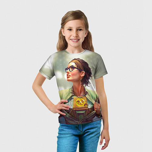 Детская футболка HL: Alyx Vance / 3D-принт – фото 5