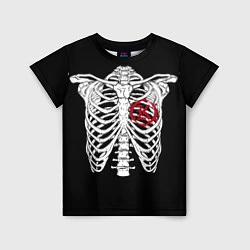 Детская футболка Кукрыниксы: Скелет