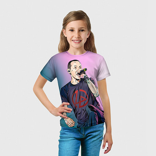 Детская футболка Bennington Art / 3D-принт – фото 5