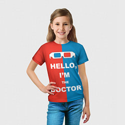 Футболка детская Im the Doctor, цвет: 3D-принт — фото 2
