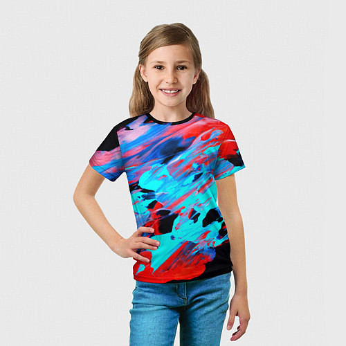 Детская футболка Краски лета / 3D-принт – фото 5