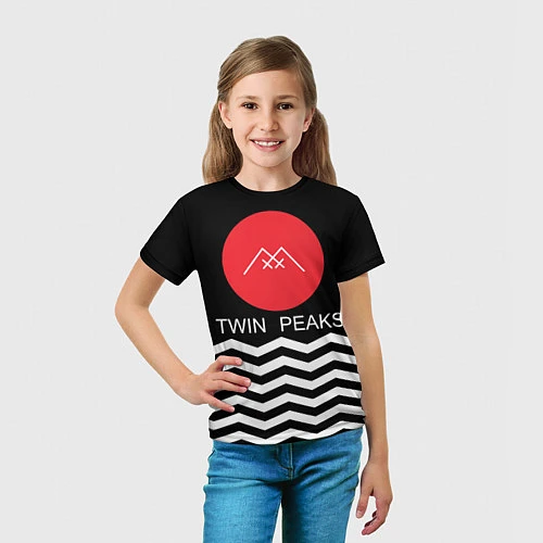 Детская футболка Твин Пикс / 3D-принт – фото 5