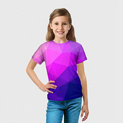 Футболка детская Geometrica, цвет: 3D-принт — фото 2