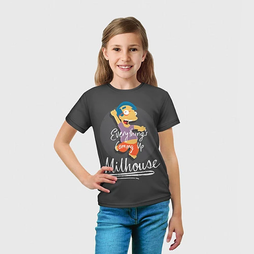 Детская футболка Milhouse / 3D-принт – фото 5