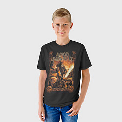 Футболка детская Amon Amarth: Dark warrior, цвет: 3D-принт — фото 2