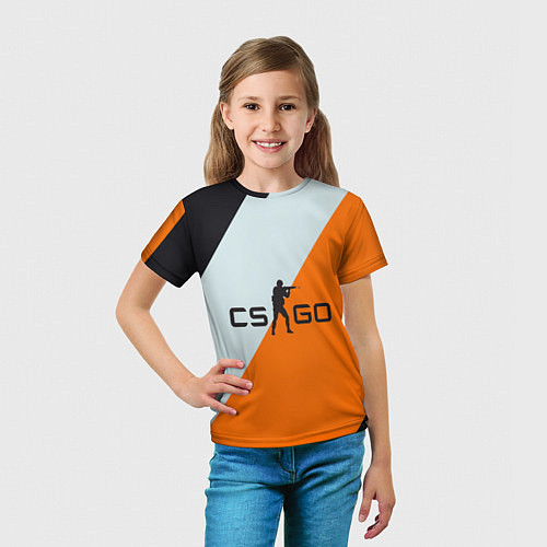 Детская футболка CS:GO Asiimov Lines / 3D-принт – фото 5