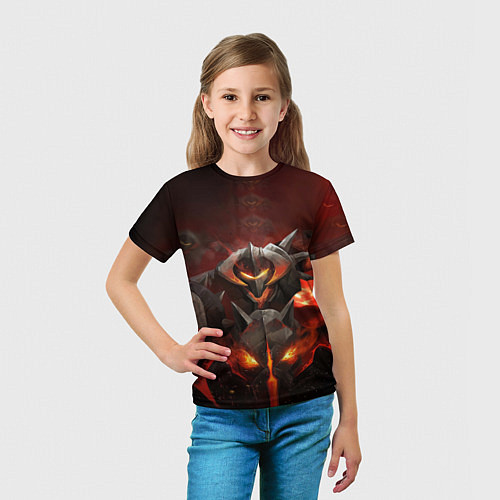 Детская футболка Chaos Knight: Fire / 3D-принт – фото 5