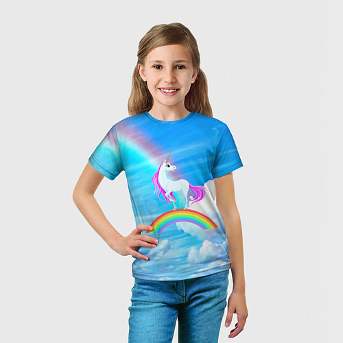 Детская футболка Единорог / 3D-принт – фото 5