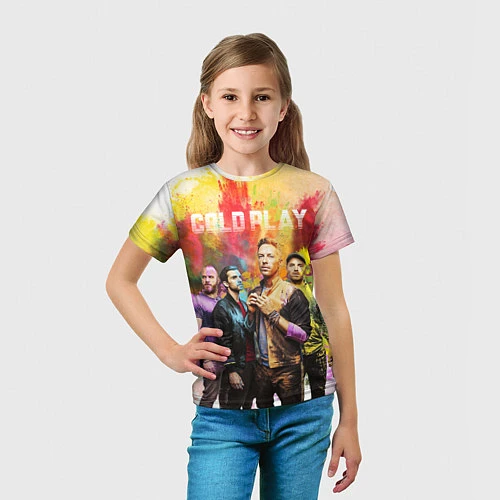 Детская футболка Coldplay / 3D-принт – фото 5