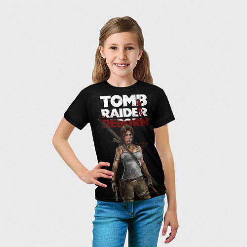 Детская футболка TOMB RAIDER / 3D-принт – фото 5
