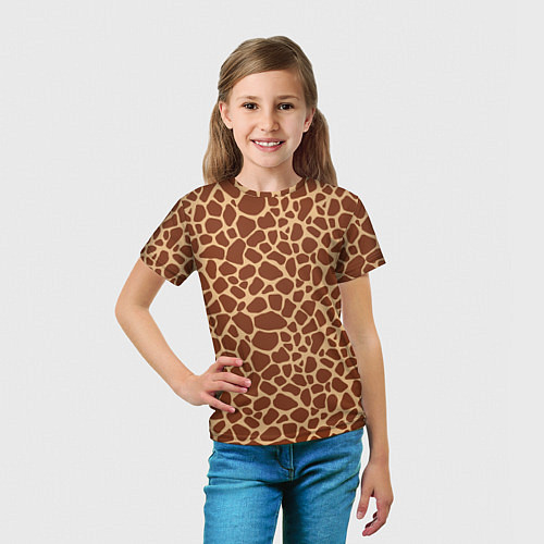 Детская футболка Жираф / 3D-принт – фото 5