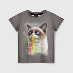 Футболка детская Grumpy Cat, цвет: 3D-принт