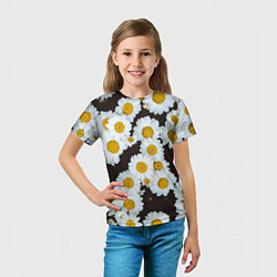 Футболка детская Аромашки, цвет: 3D-принт — фото 2