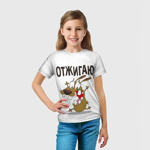 Детская футболка Отжигаю / 3D-принт – фото 5