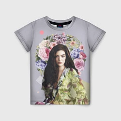 Футболка детская Lorde Floral, цвет: 3D-принт