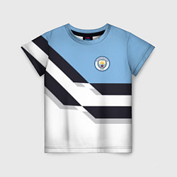 Футболка детская Manchester City FC: White style, цвет: 3D-принт