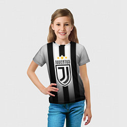 Футболка детская Juventus FC: New logo, цвет: 3D-принт — фото 2