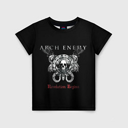 Футболка детская Arch Enemy: Revolution Begins, цвет: 3D-принт