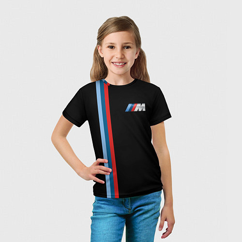 Детская футболка BMW BLACK COLLECTION БМВ / 3D-принт – фото 5